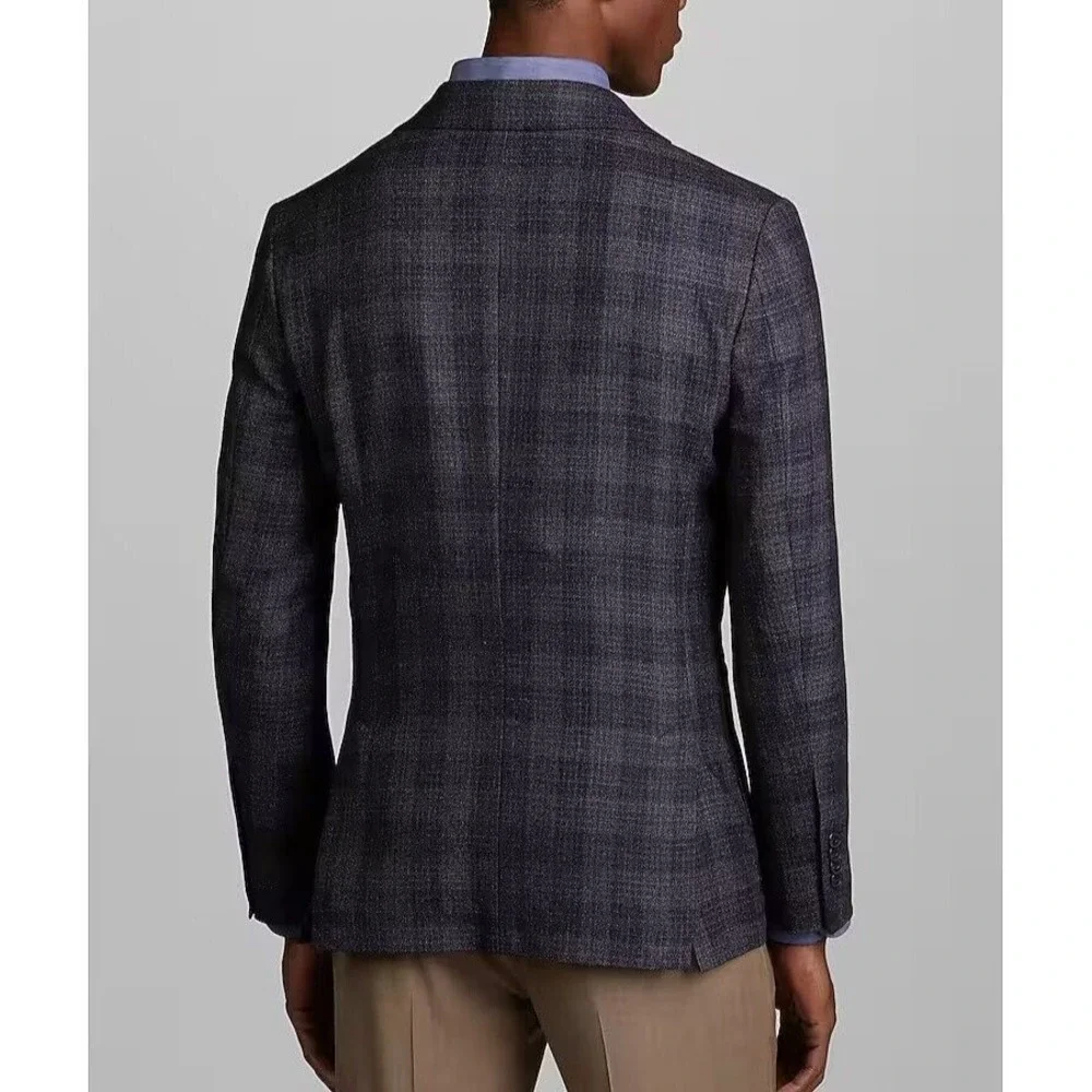 46R JOS A BANK‎ 1905 Men's Blazer SportCoat Jacket Check Wool C080680